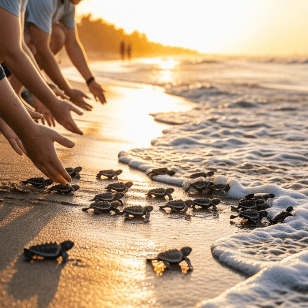 Liberación de tortugas